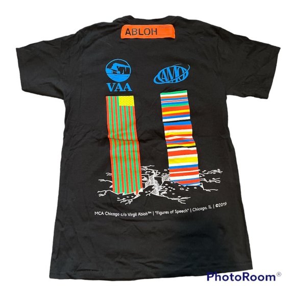 Virgil Abloh 'Figures of Speech" MCA Chicago Exhibit Champion T-Shirt Size Small - Picture 2 of 4